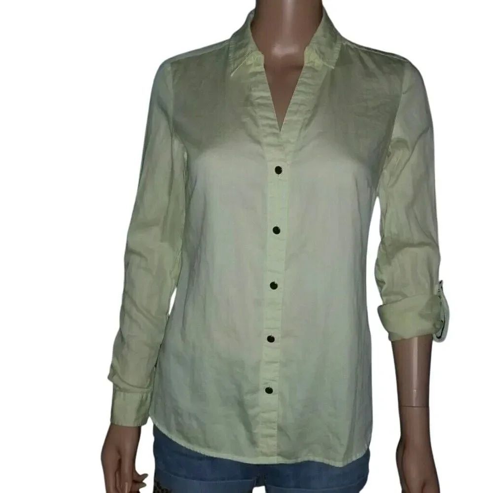 The Limited pale yellow top S